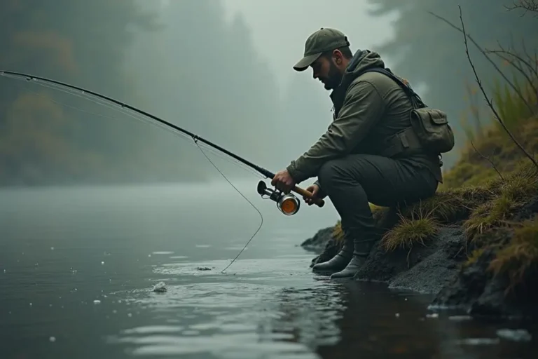 Como capturar peixes em água turva