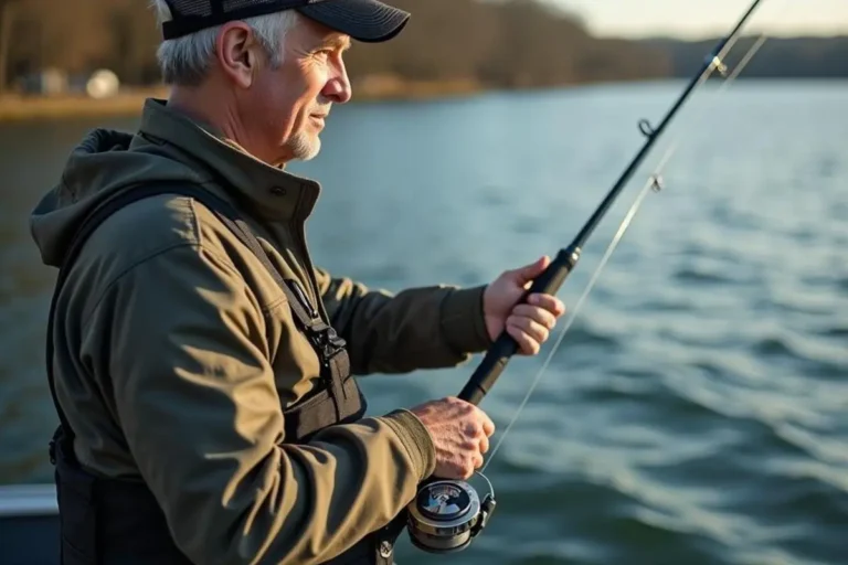Como preparar a vara de pesca para longos arremessos