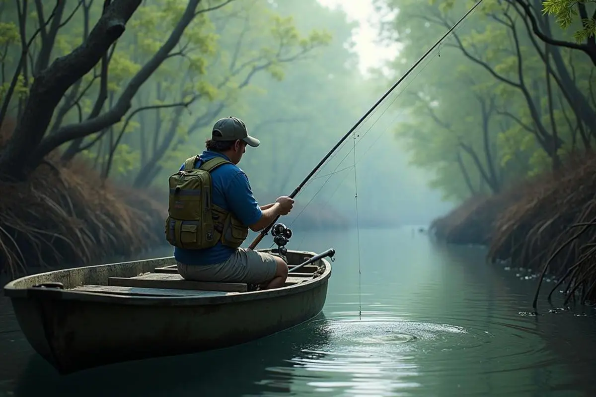 Equipamentos recomendados para pesca em manguezal