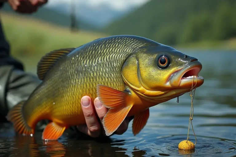 Pesca de pacu com isca de frutas em rios de água clara