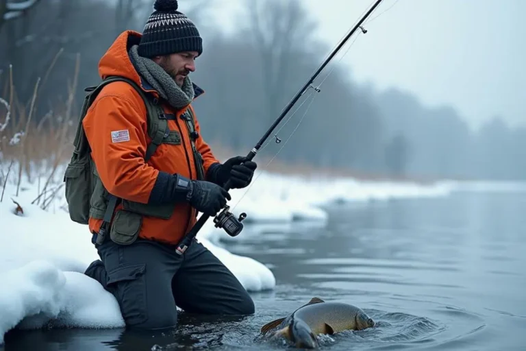 Técnicas para pescar peixes no inverno rigoroso