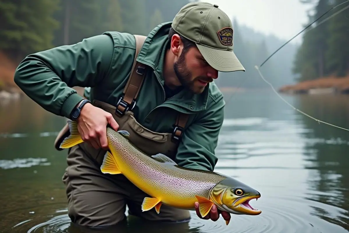 Locais e épocas para a pesca de truta