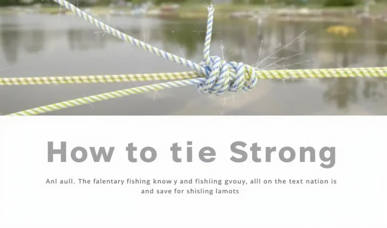 Como fazer nós de pesca resistentes