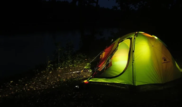 Como montar uma barraca para pesca noturna