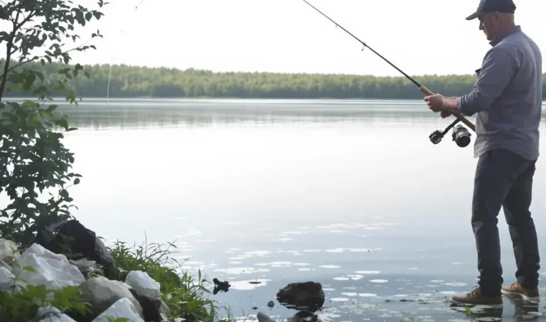 Como pescar com linha de mão