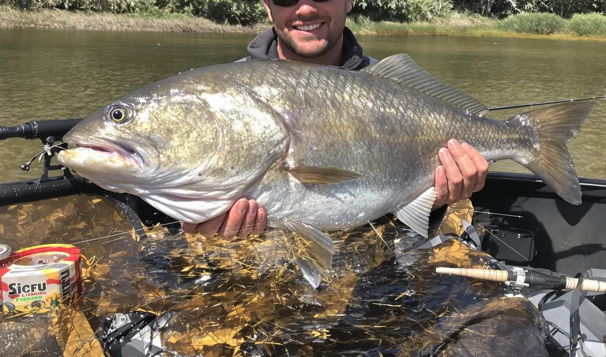 Pesca de pacu com isca artificial