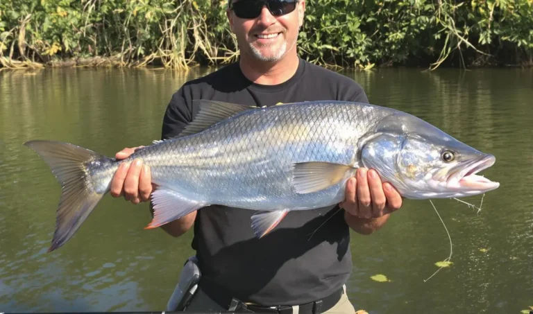 Pesca de pacu com varas longas