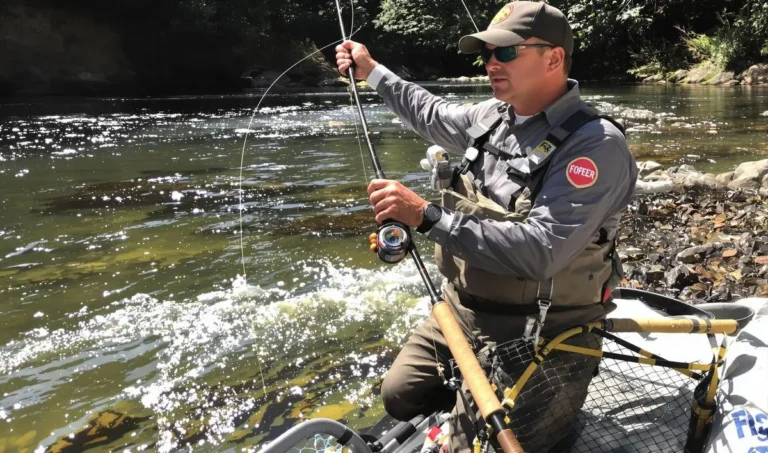 Técnicas de pesca com vara curta em rios caudalosos