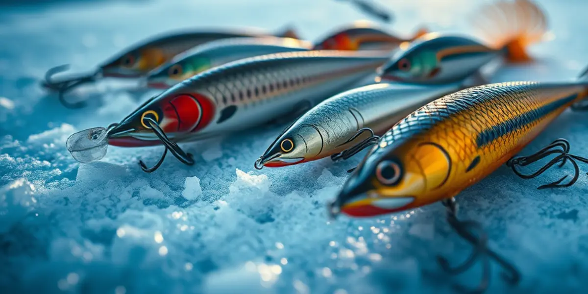 Iscas artificiais e naturais para pesca no inverno