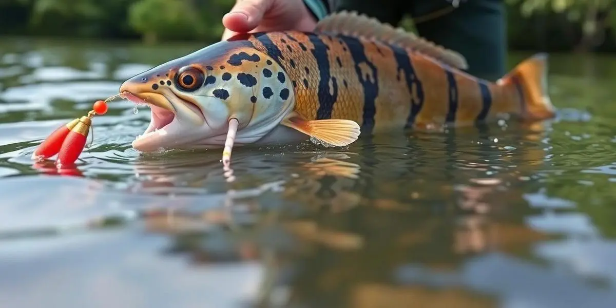 Pesca de traíra em rios de águas profundas com isca viva