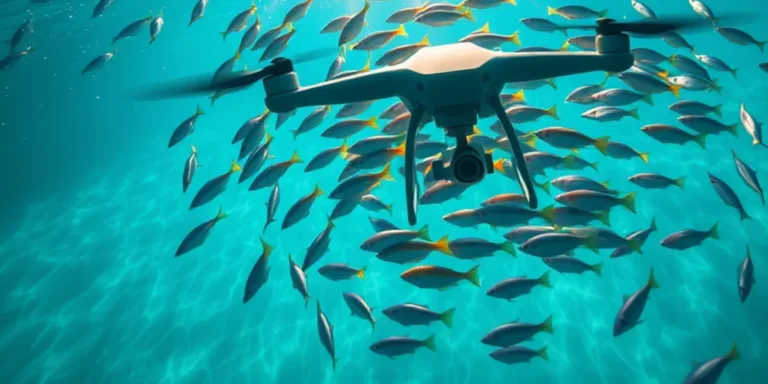 Como utilizar drones para encontrar cardumes